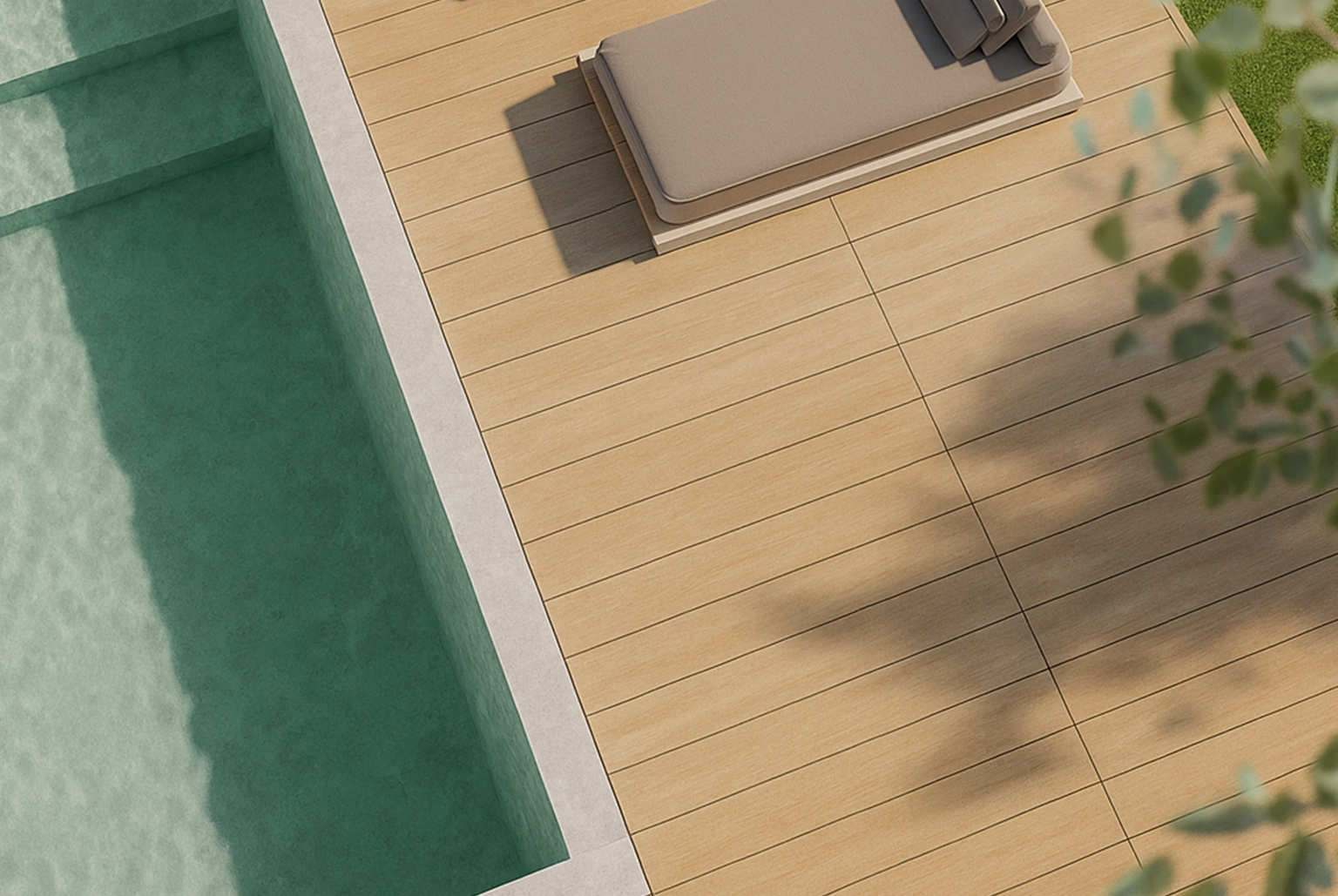 deck de porcelanato