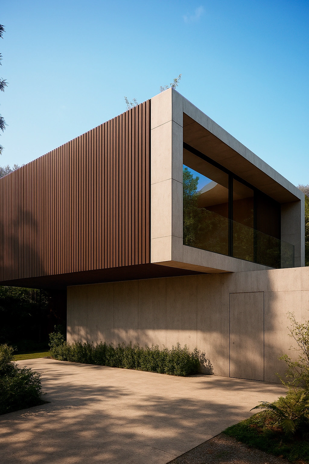 wall panel exterior larga teca