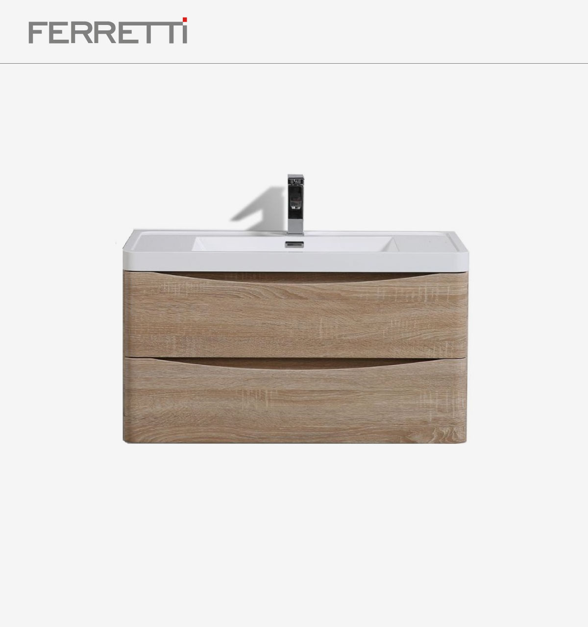 FA11872-OAK-MUEBLE-DE-BAÑO-FERRETTI--SIENA-ROBLE-CLARO-894x476x450-C-LAV-BLANCO-900x480x160-1 MUEBLE DE BAÑO FERRETTI SIENA ROBLE CLARO 894*476*450 C/LAV BLANCO 900*480*160 RESINA OBS. DESAGUE PUSH CROMO