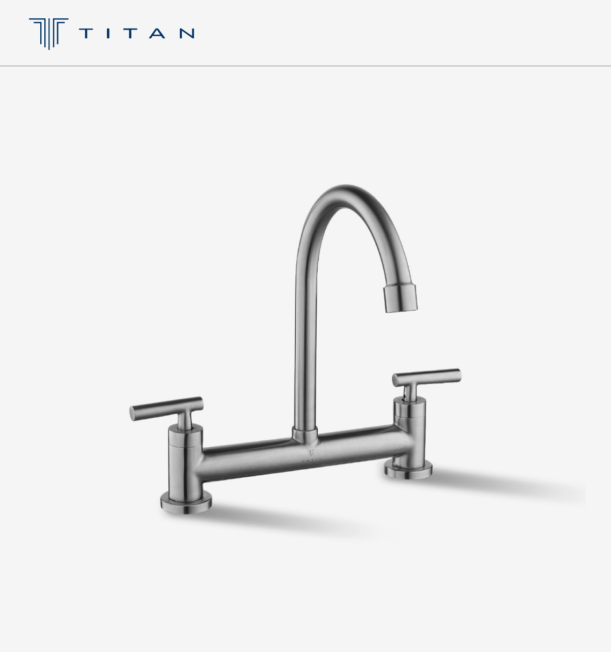 FA14101-HELIOS-COCINA-DE-8-AL-MUEBLE-ACERO-INOX-TITAN-AL-MUEBLE-TITAN-1 Grifería Helios Cocina de 8" al Mueble Acero Inox Titan - Image 1