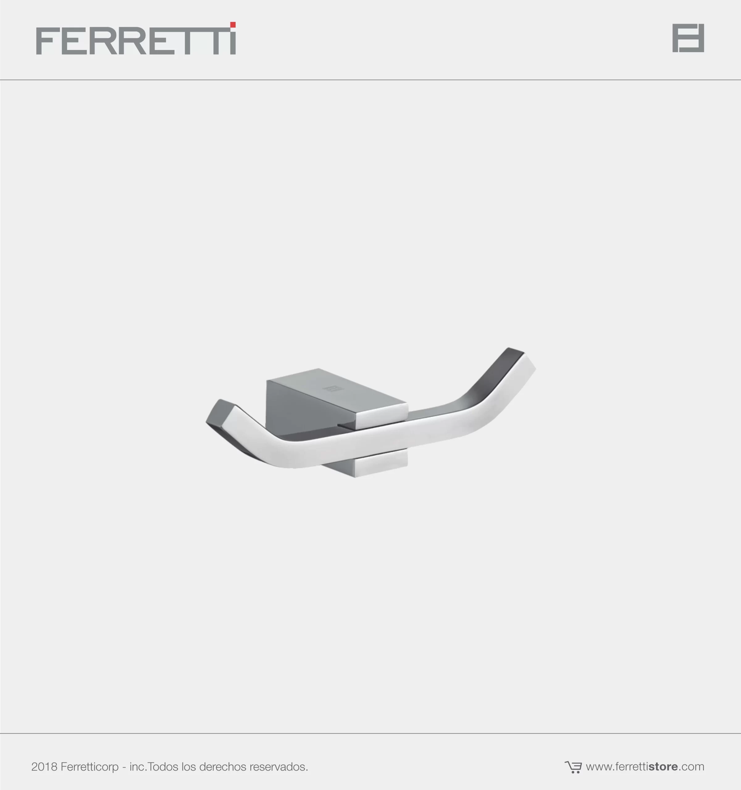 FA1525-QBIX-PERCHERO-DOBLE-FERRETTI-1 Perchero Doble Qbix - Image 1