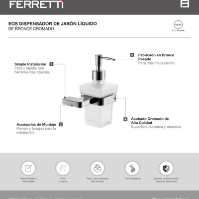 Dispensador de Jabón Líquido EOS
