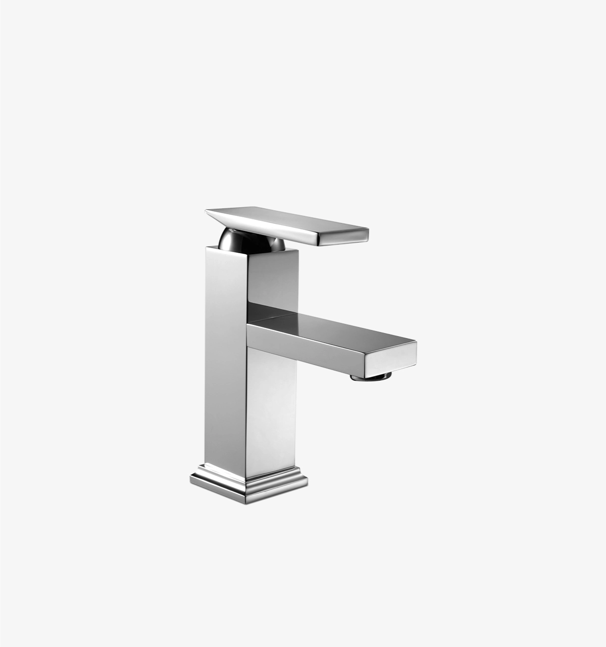 Grifería Qbix Max Monocomando Pico Bajo Lavatorio al Mueble