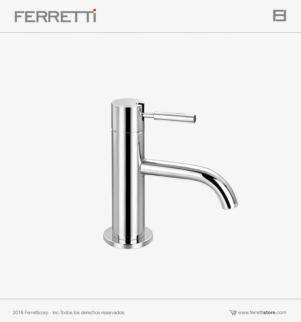 FA8435-1 Grifería Holland Plus Lavatorio Agua Fría - Image 1