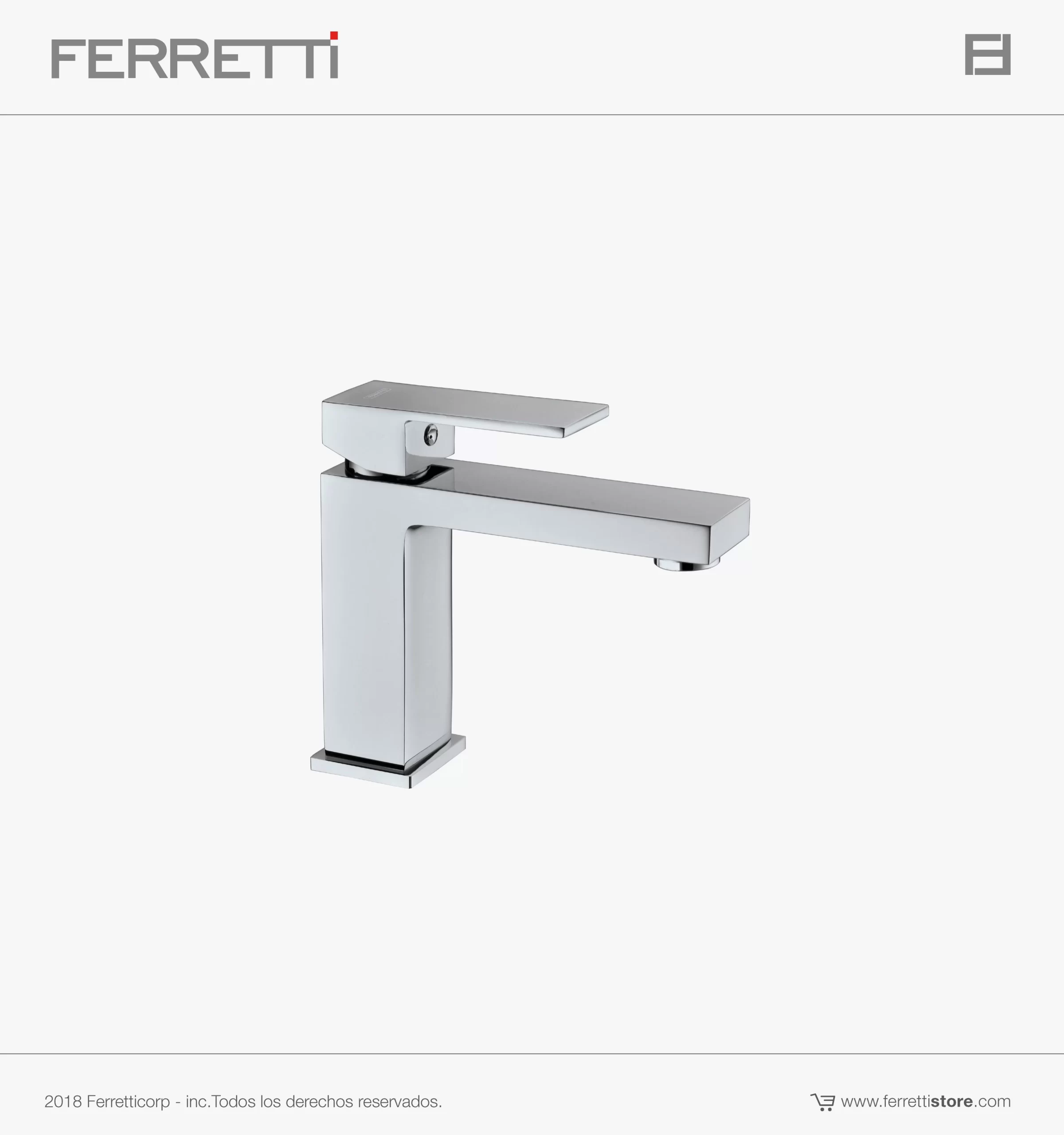 FA8826-ZEN-1 Zen Lavatorio Bajo Al Mueble Ferretti - Image 1