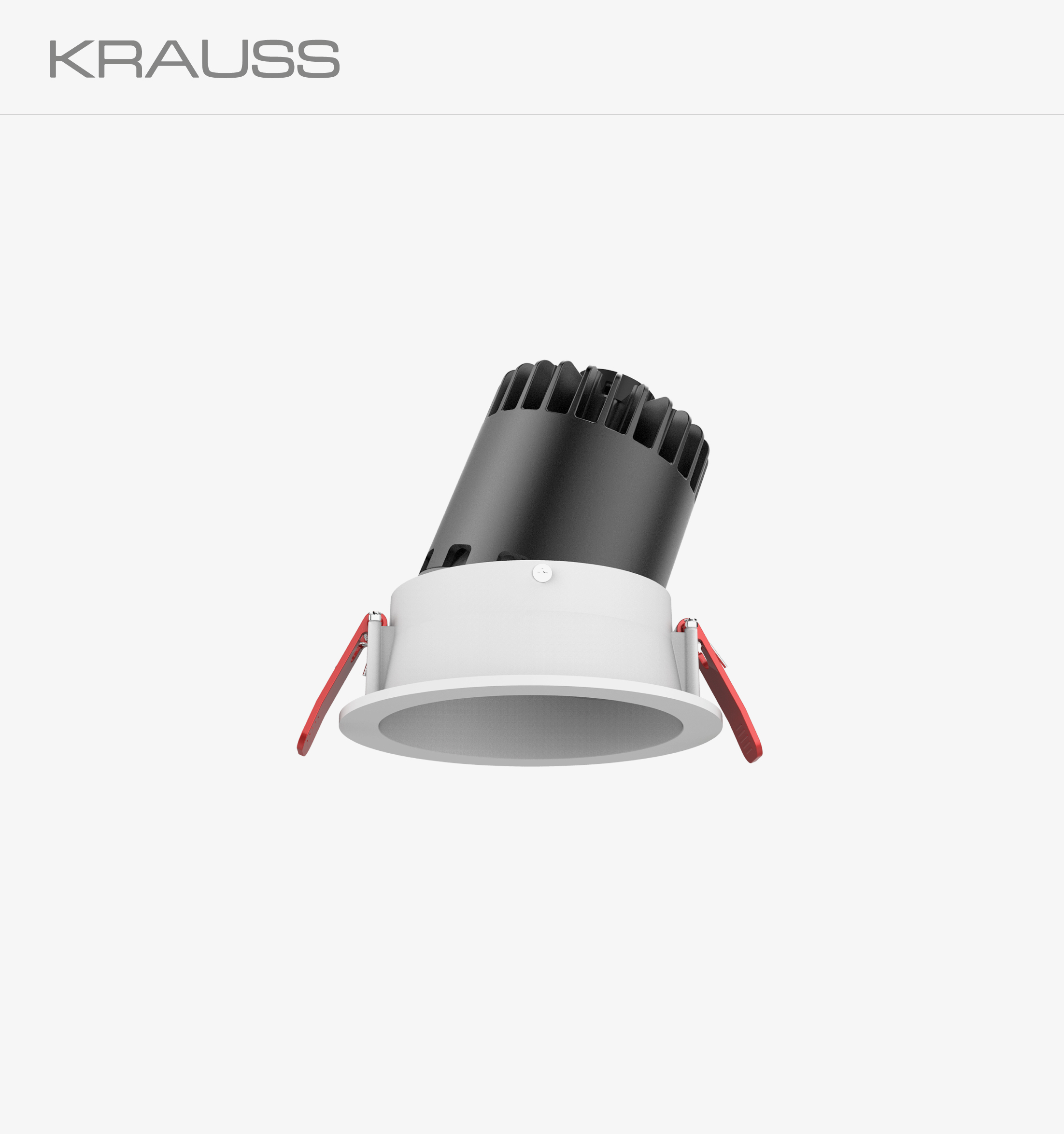 K011214 Köhln Spot Empotrado Led Dirigible Redondo Blanco, 130*119mm, 20w, Ra>90 Krauss - Image 1