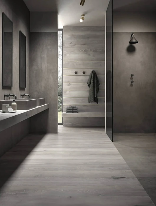 Piso porcelanato madera