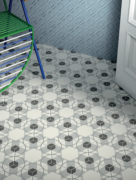 Mosaico Paprica Esagono P2