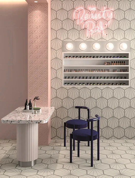Mosaico Paprica Esagono P3