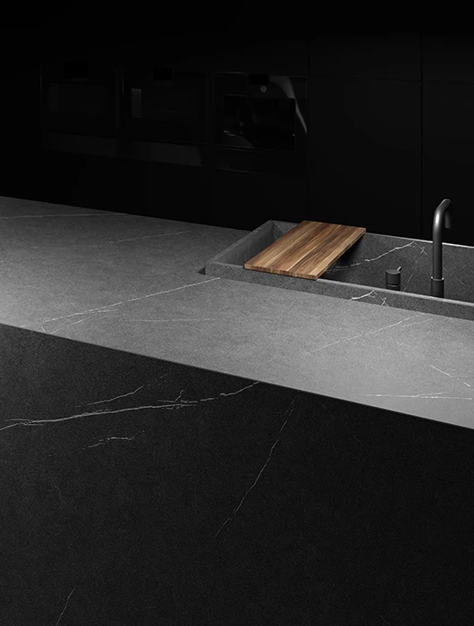 Piedra Sinterizada Allure Anthracite