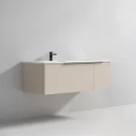 Mueble de Baño Zeus Latte con Tablero de Matt Ferretti Signature