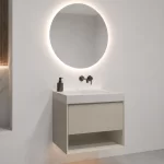 Mueble de Baño Kronos Latte De 600x460x623Mm con Tablero Matt Signature