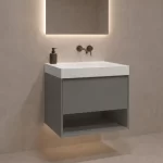 Mueble de Baño Kronos Dark Grey De 600x460x623Mm con Tablero Matt Signature