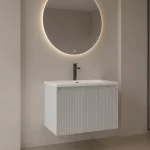Mueble de Baño Alpha Cappuccino De 600x470x470Mm con Tablero Matt Signature