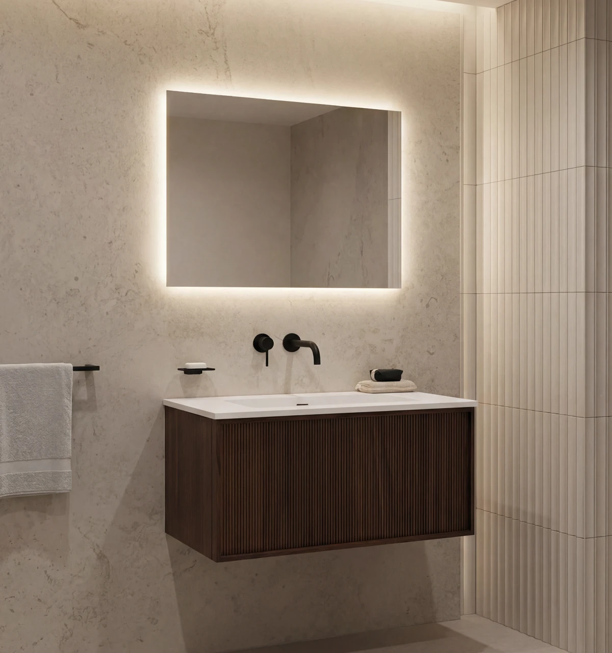 portada-mueble-fa12857 Mueble de Baño Strattos Nogal De 750x480x417Mm con Tablero Matt Signature - Image 1