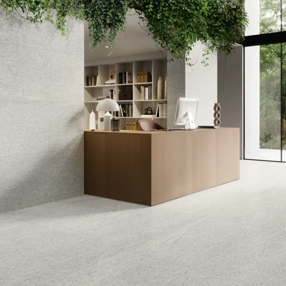 Porcelanato Unionstone Duke White Rigato