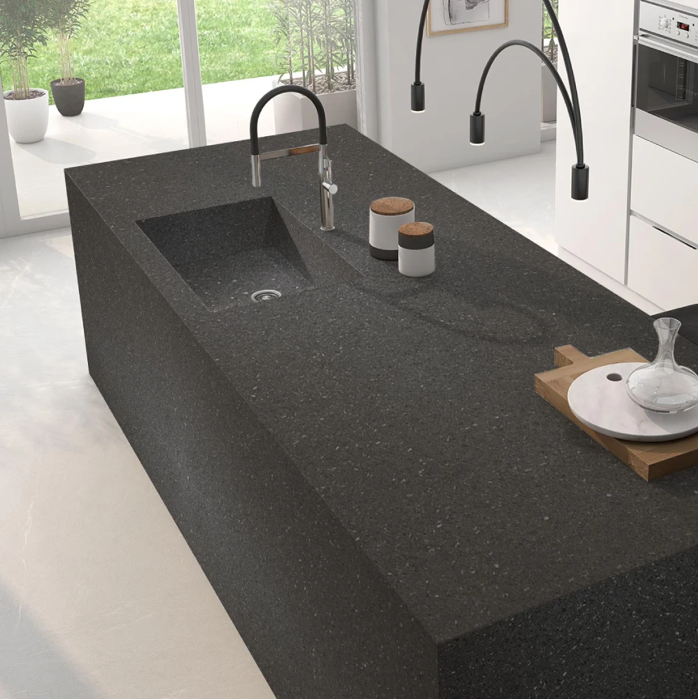 Piedra Sinterizada Wega Black